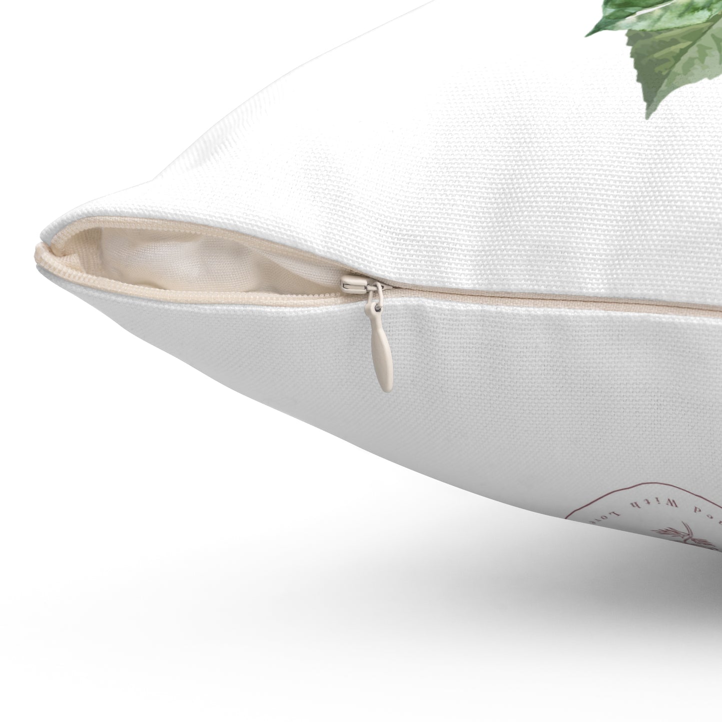 Pray Elegant Floral Pillow