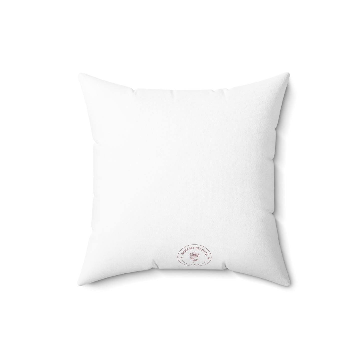 Faith, Hope, Love Floral Pillow