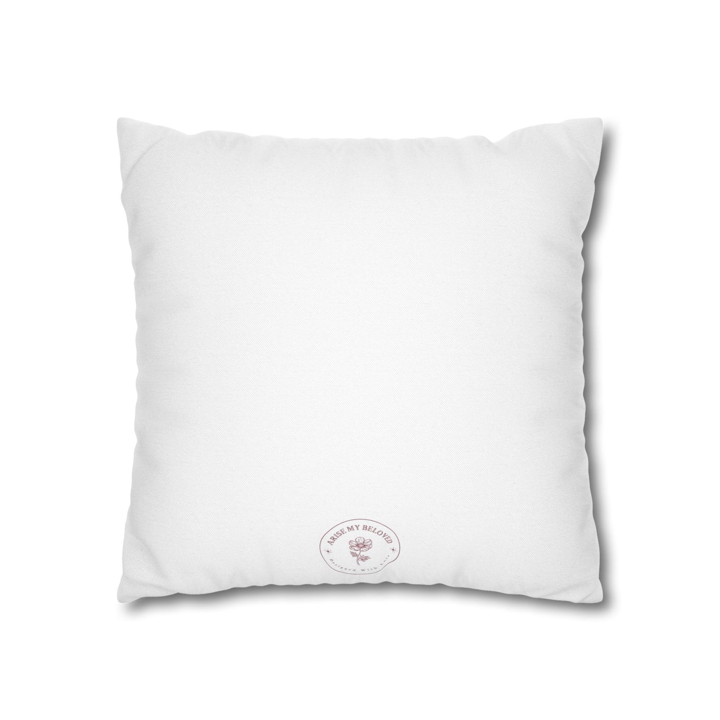 Pray - Elegant Floral Pillowcase