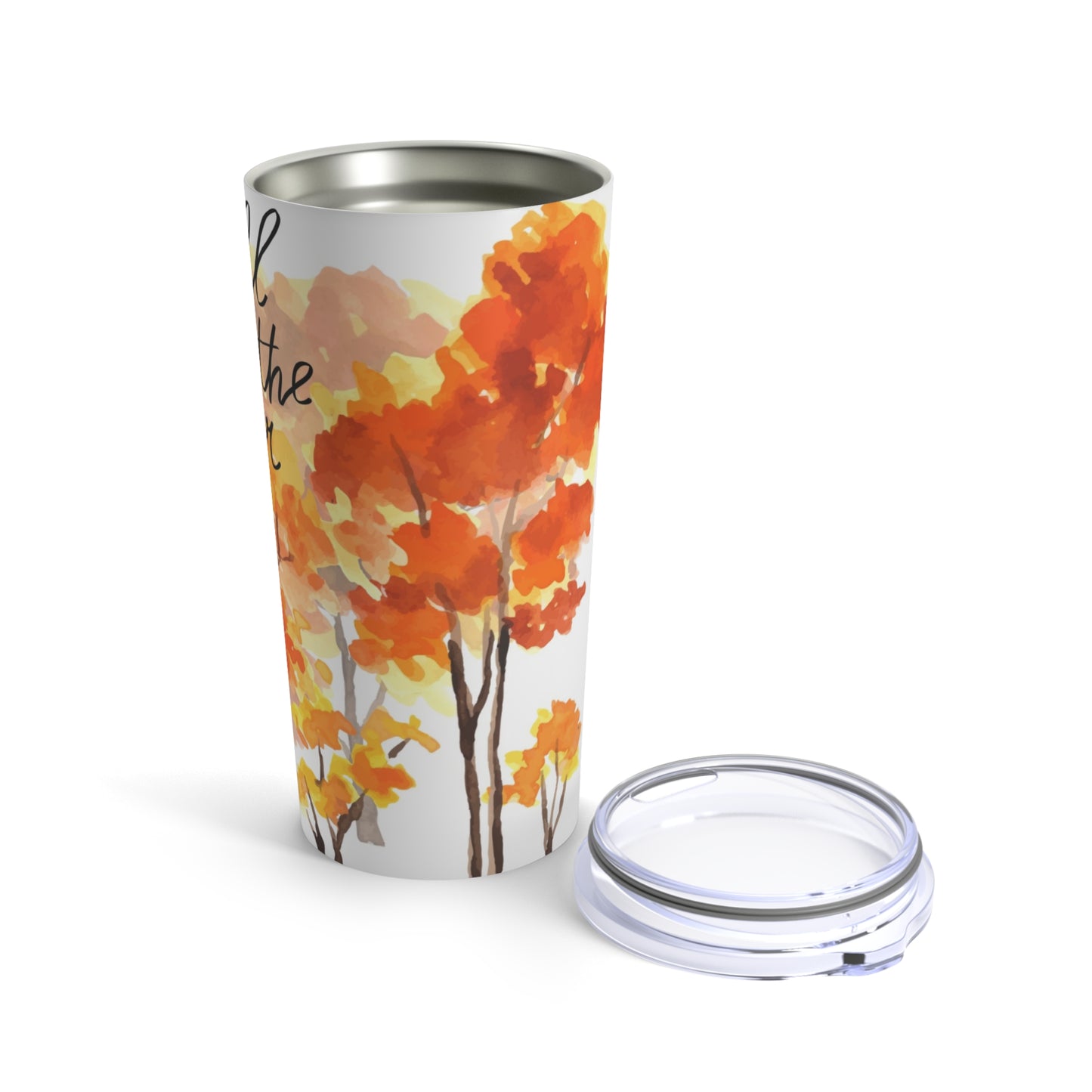 Fall Travel Mug - Fall is in the air- 20oz