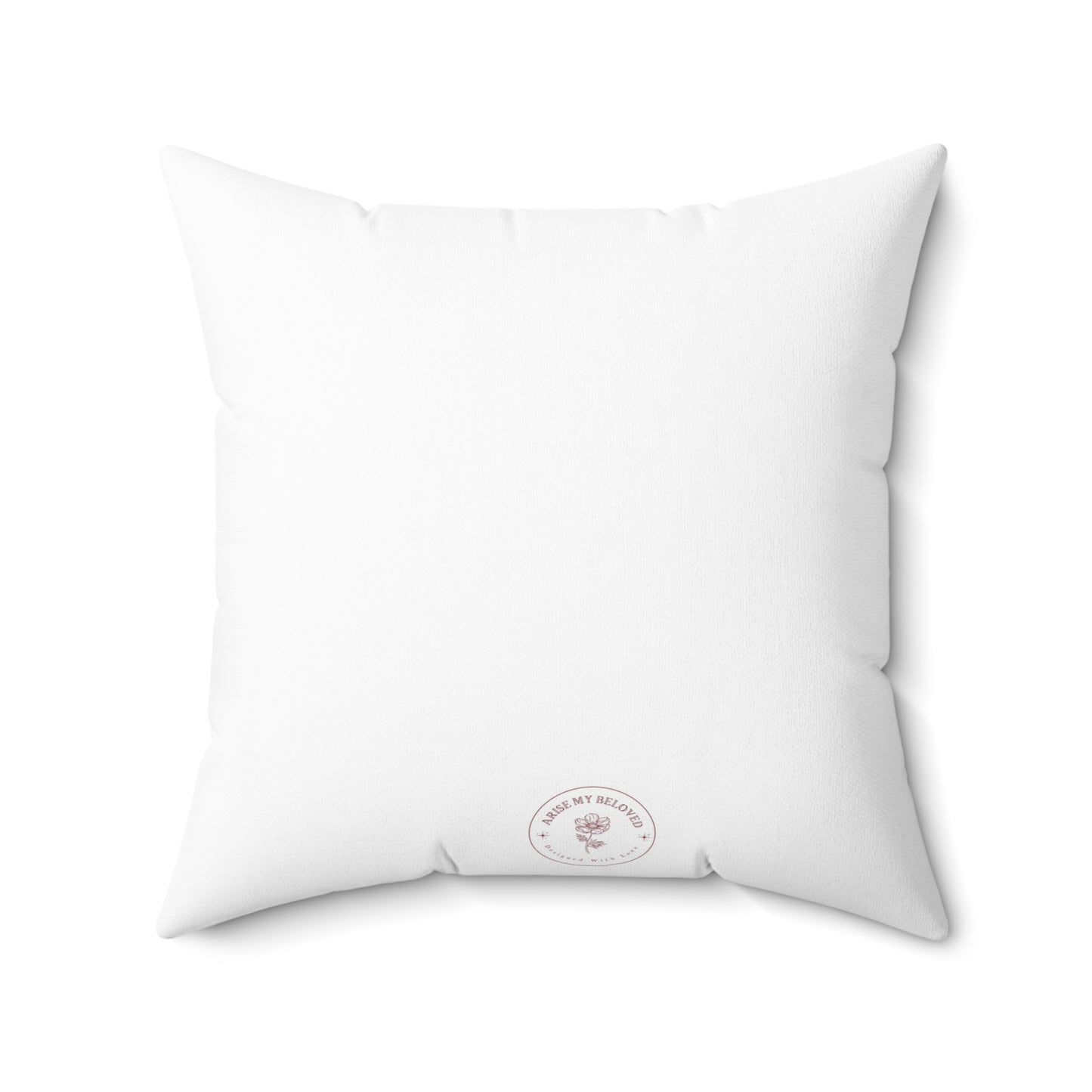 Faith, Hope, Love Floral Pillow