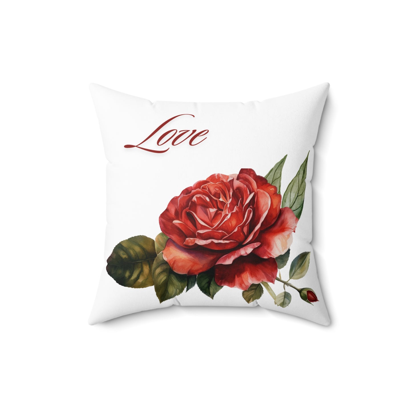 Love Elegant Floral Pillow