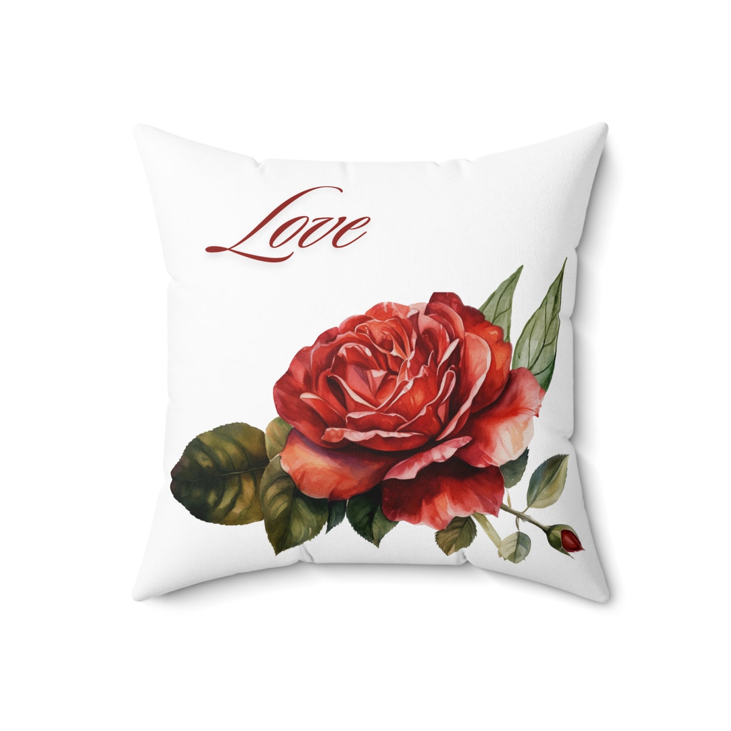 Love Elegant Floral Pillow