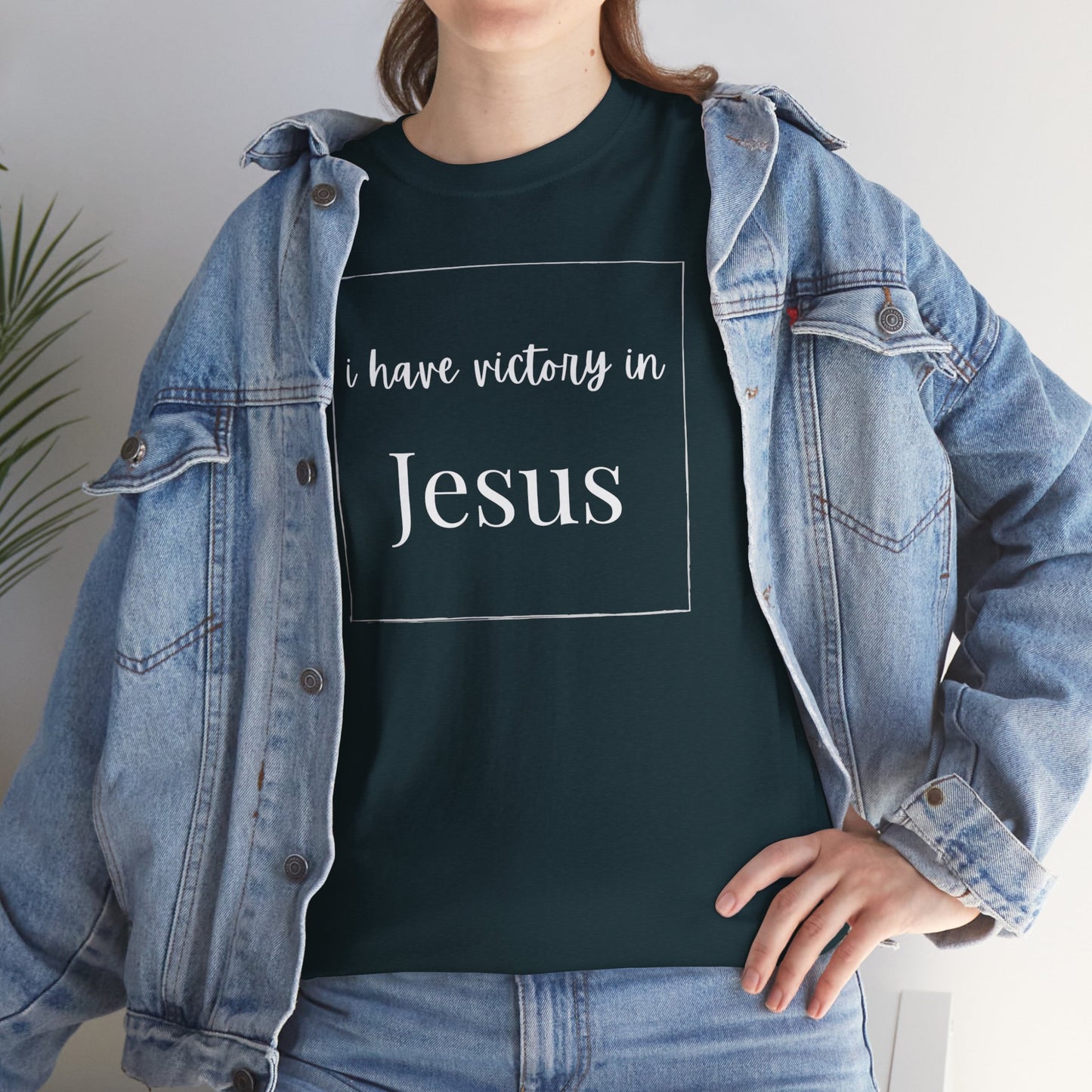 I Have Victory In Jesus- Women's Cotton T-shirt