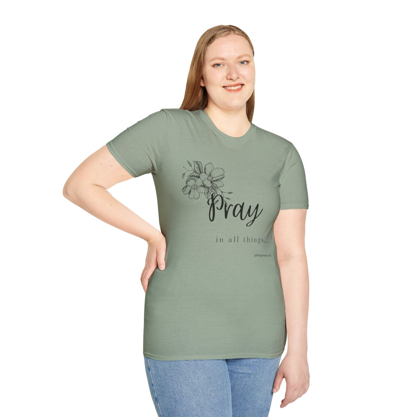 Pray In All Things- Women's T-Shirt