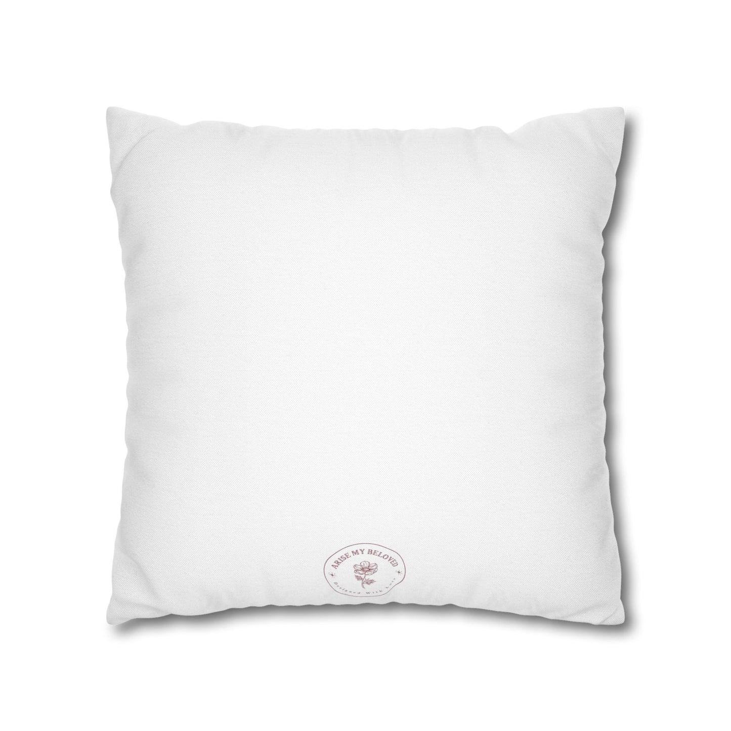 Faith - Elegant Floral Pillowcase