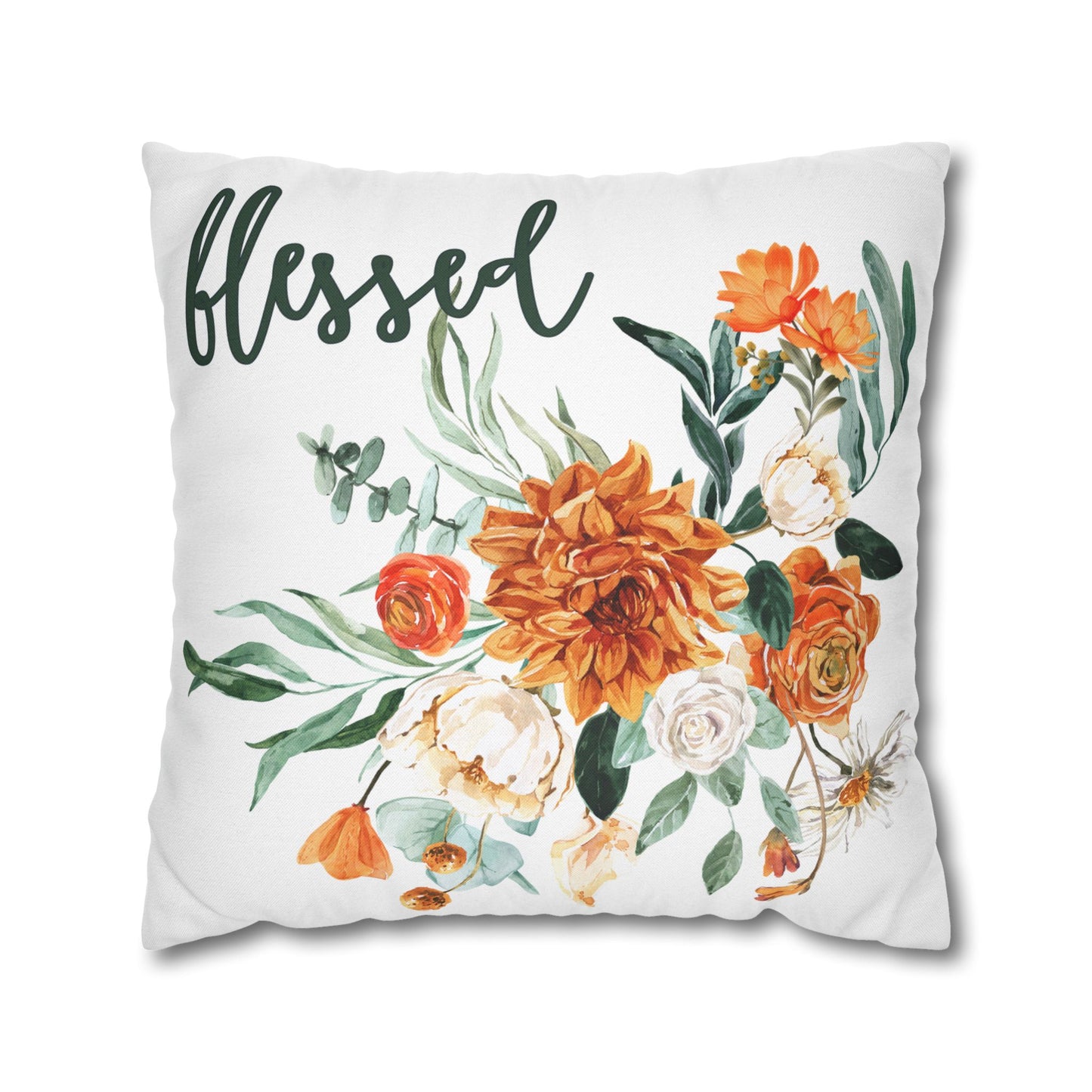 Blessed Autumn Pillowcase- Square