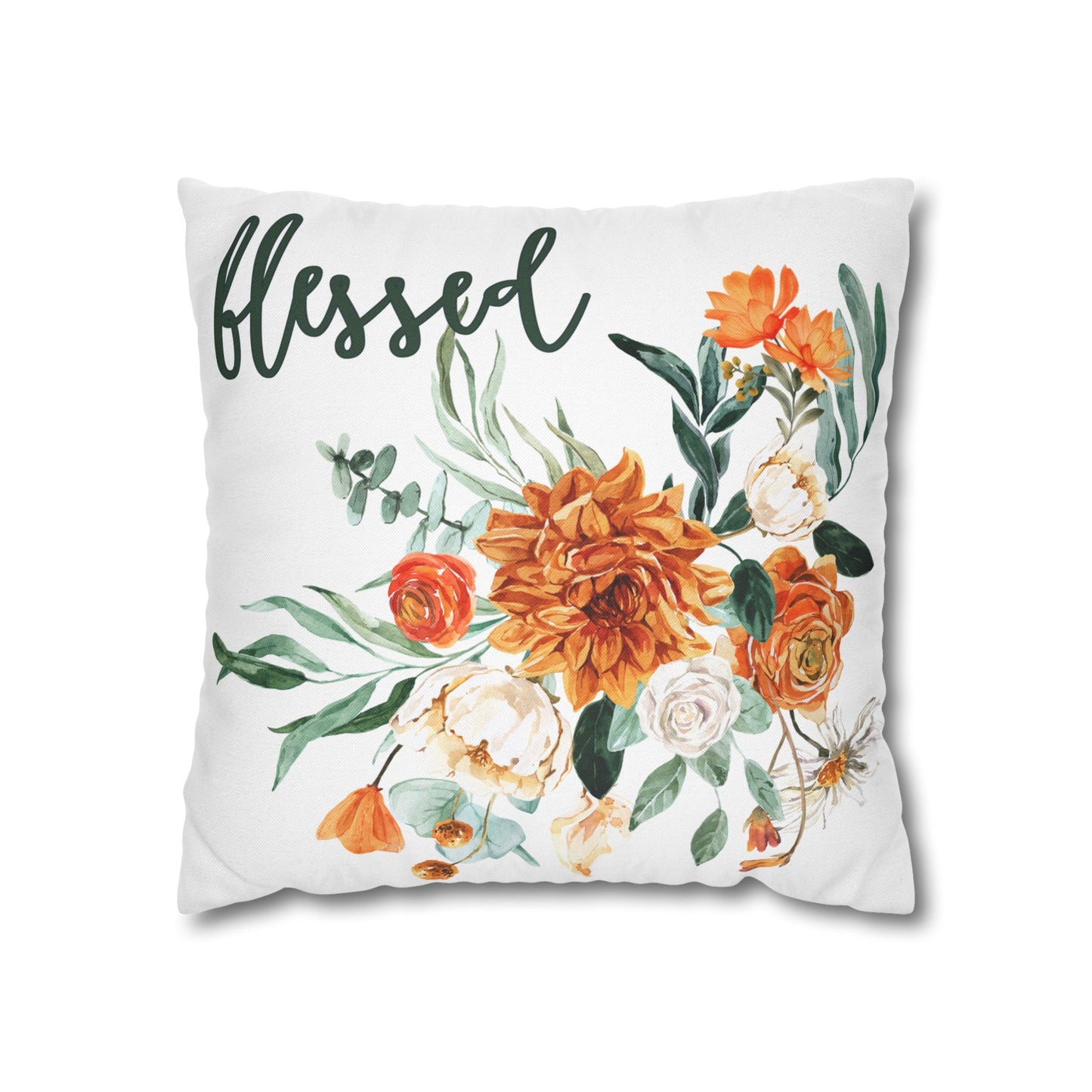 Blessed Autumn Pillowcase- Square