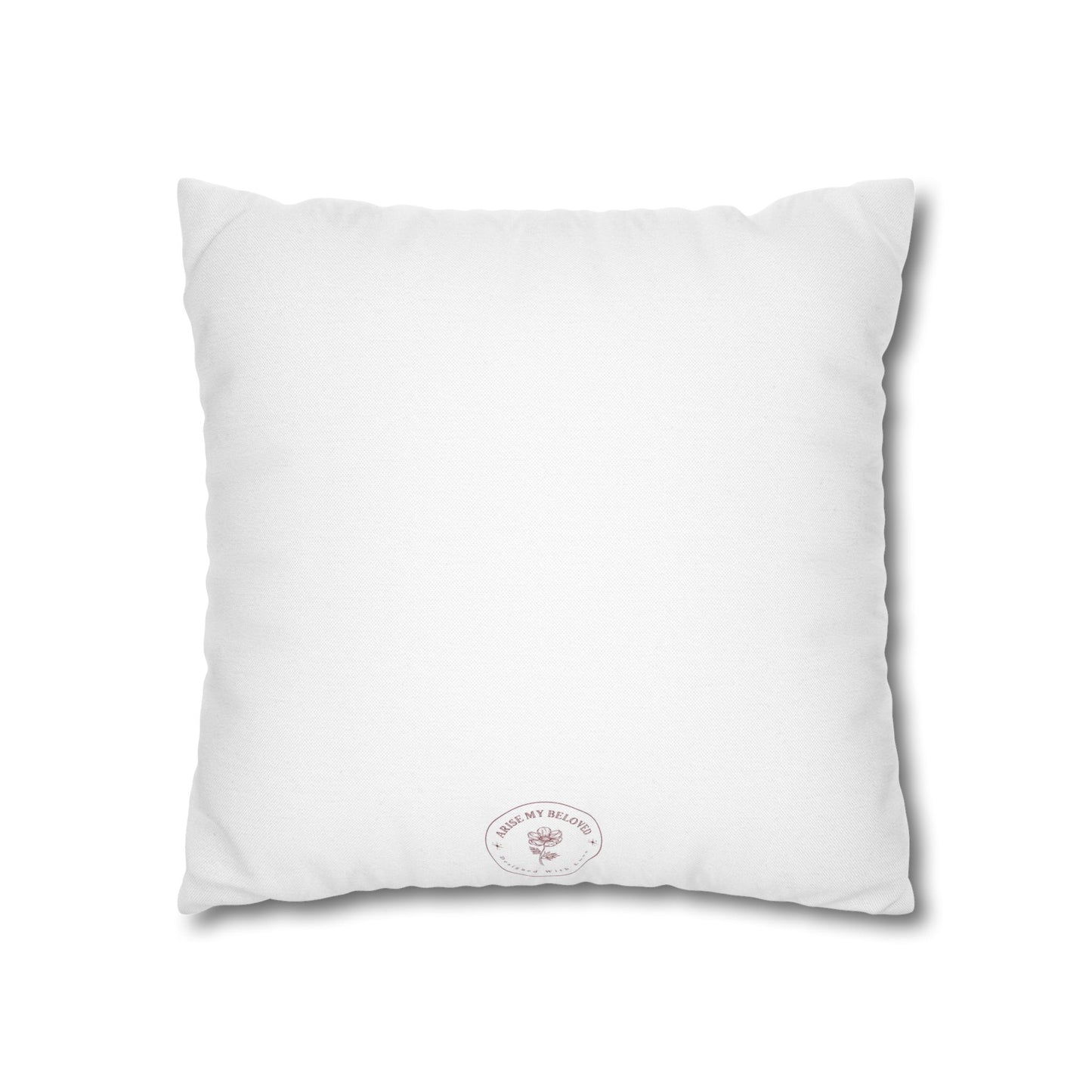 Faith - Elegant Floral Pillowcase