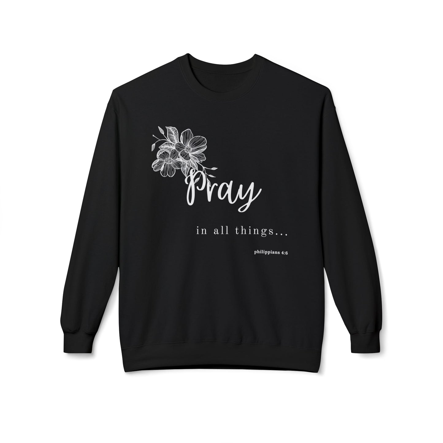 Women's Fleece Sweater- Pray