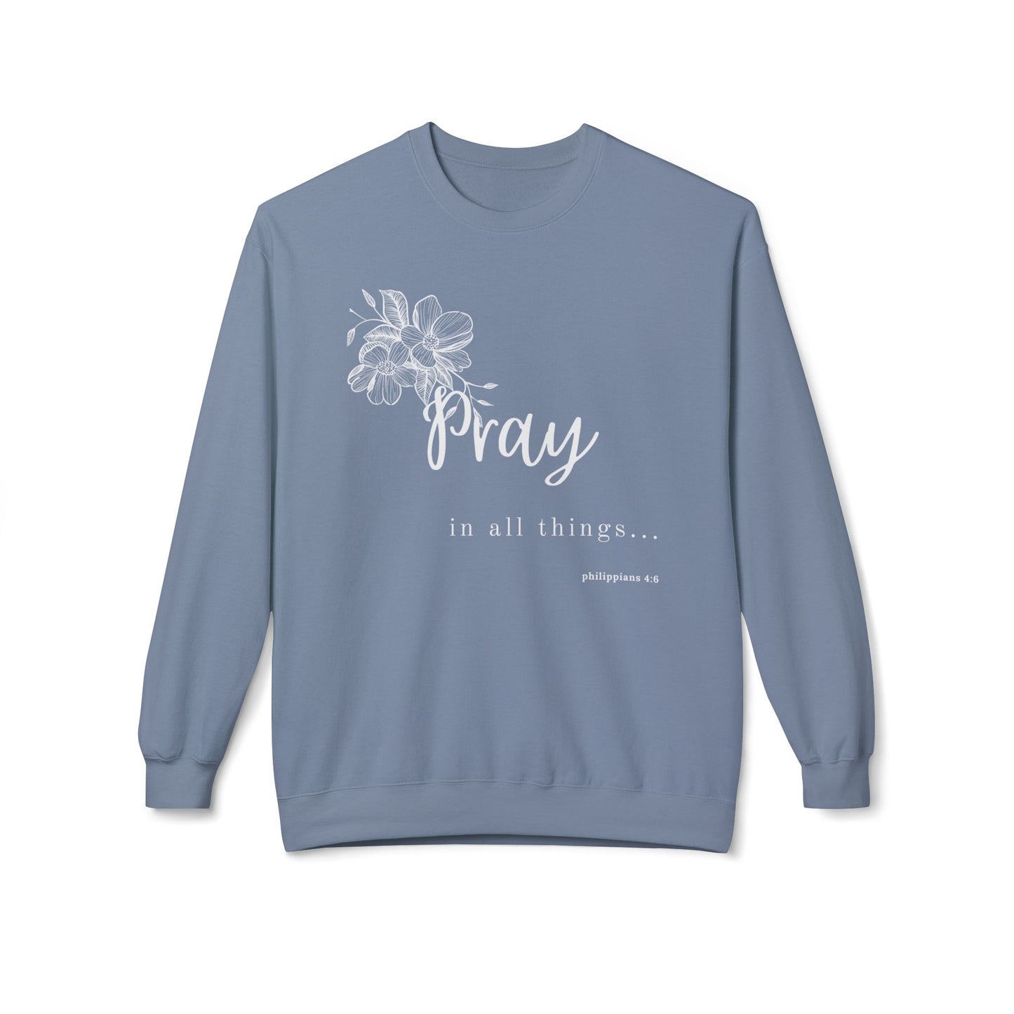 Women's Fleece Sweater- Pray