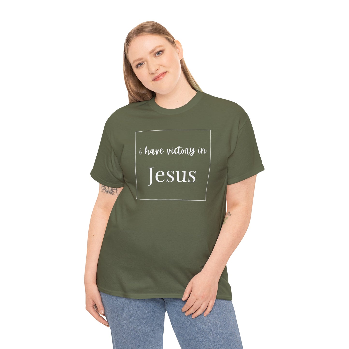 I Have Victory In Jesus- Women's Cotton T-shirt