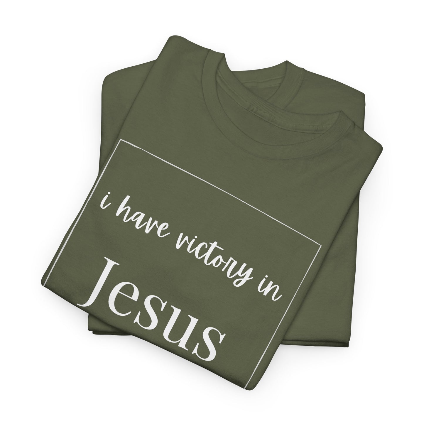 I Have Victory In Jesus- Women's Cotton T-shirt