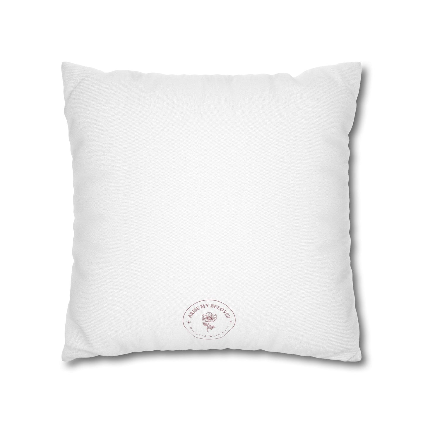 Grateful- Elegant Floral Pillowcase