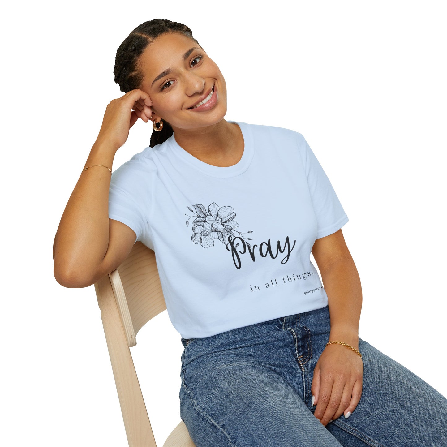 Pray In All Things- Women's T-Shirt