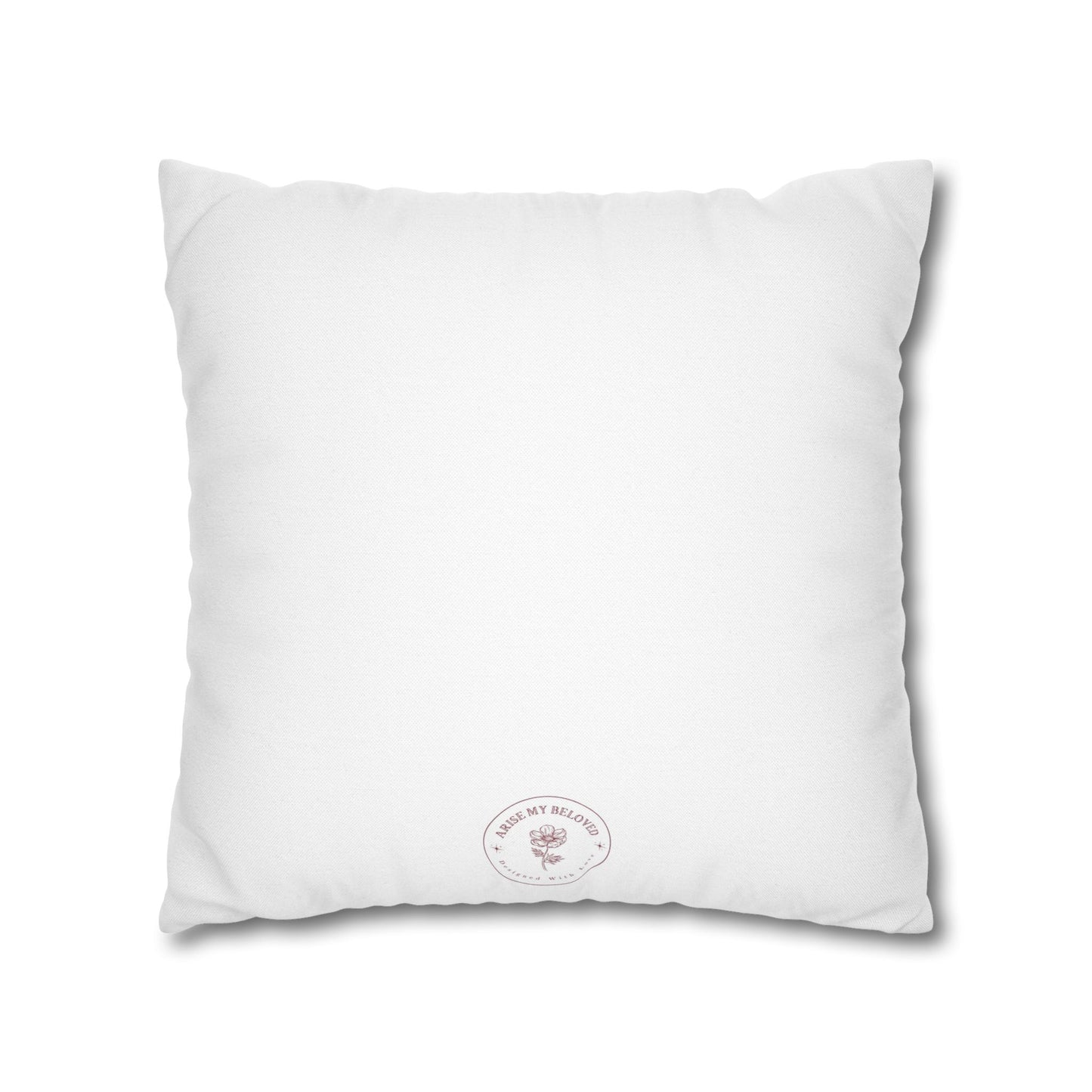 Pray - Elegant Floral Pillowcase