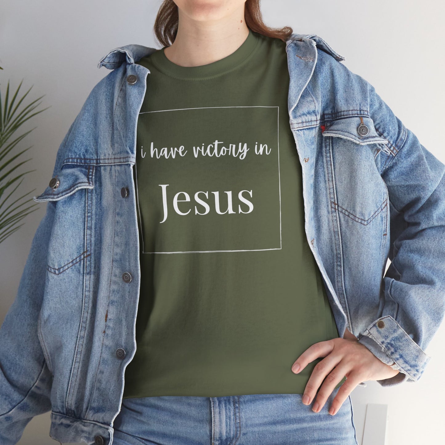 I Have Victory In Jesus- Women's Cotton T-shirt