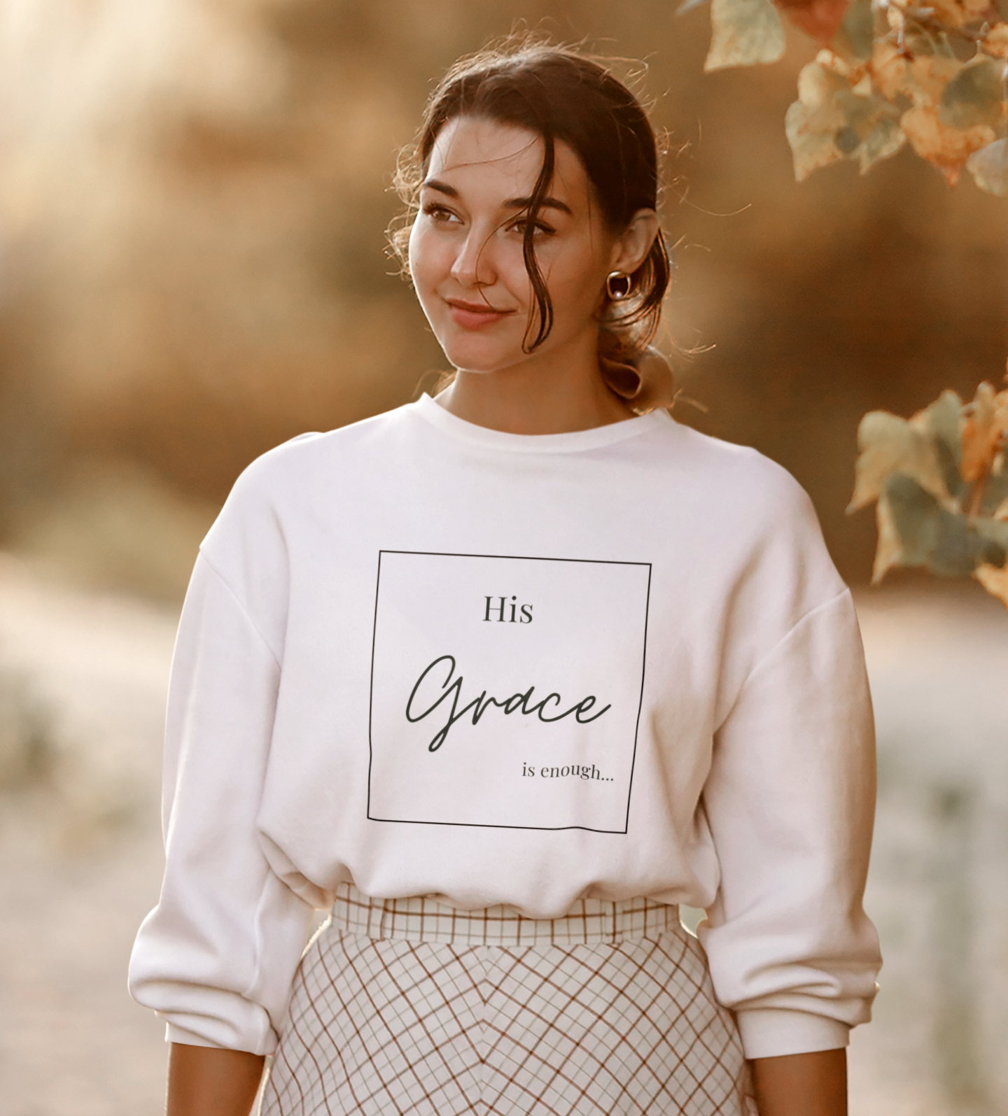 His Grace Is Enough- Women's Sweatshirt