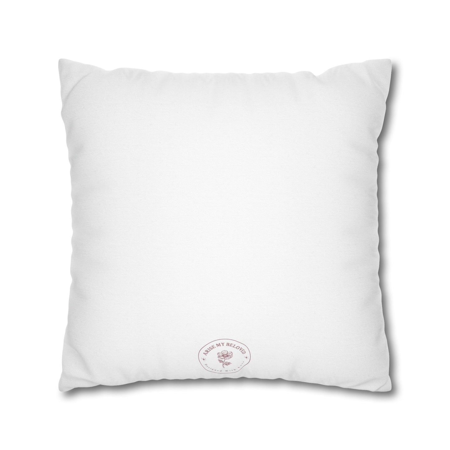 Faith - Elegant Floral Pillowcase