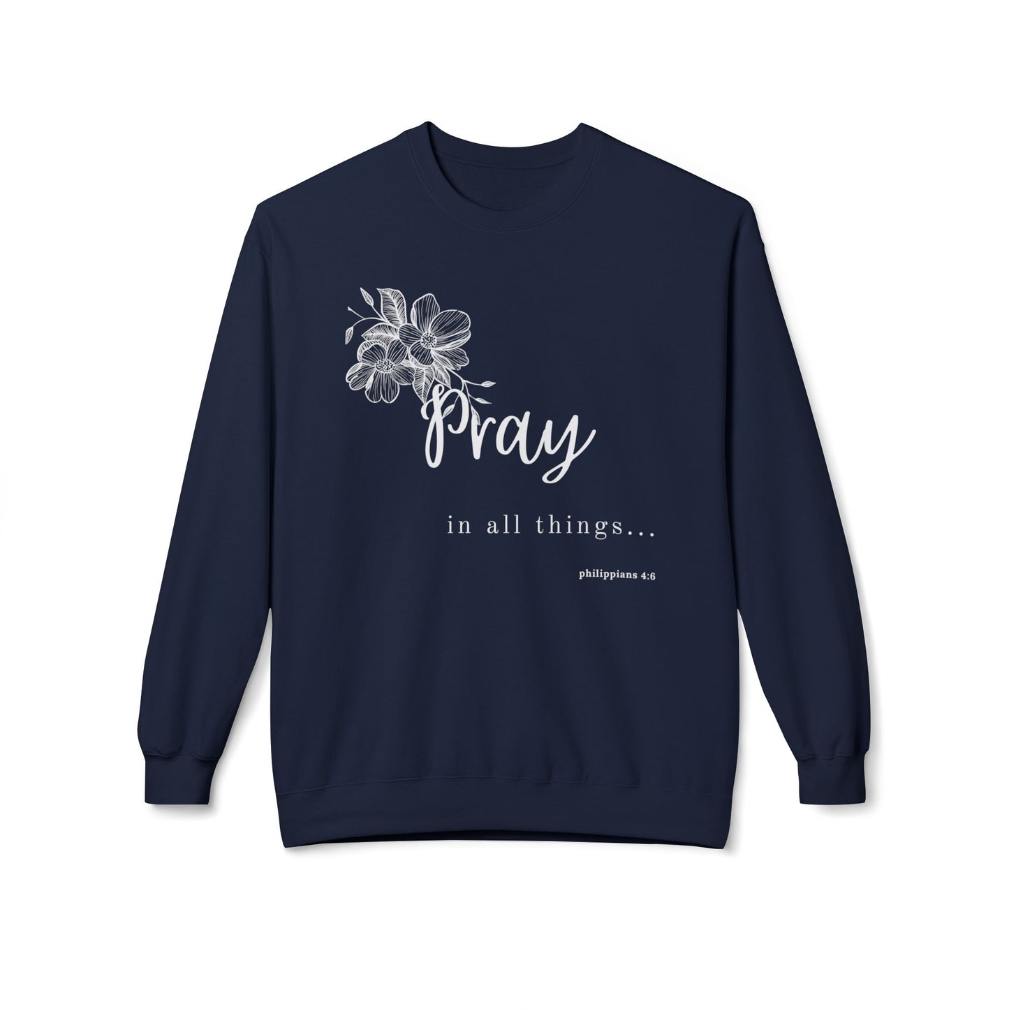 Women's Fleece Sweater- Pray