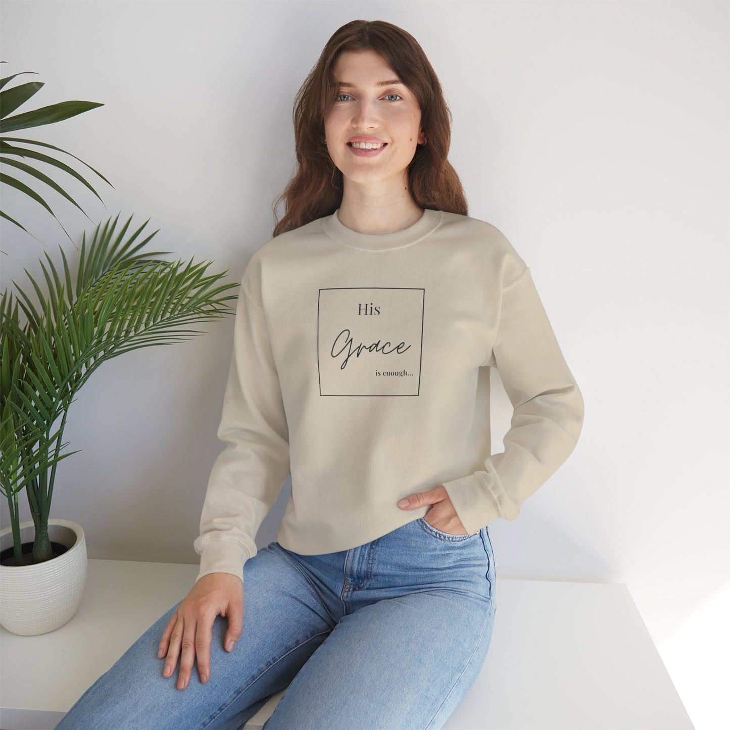 His Grace Is Enough- Women's Sweatshirt