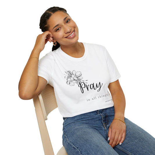 Pray In All Things- Women's T-Shirt