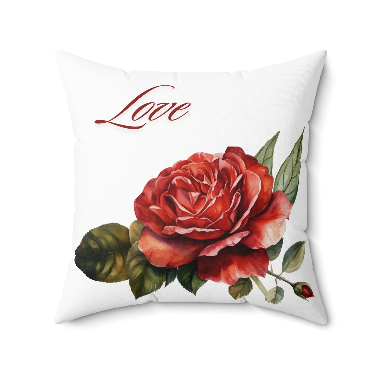 Love Elegant Floral Pillow