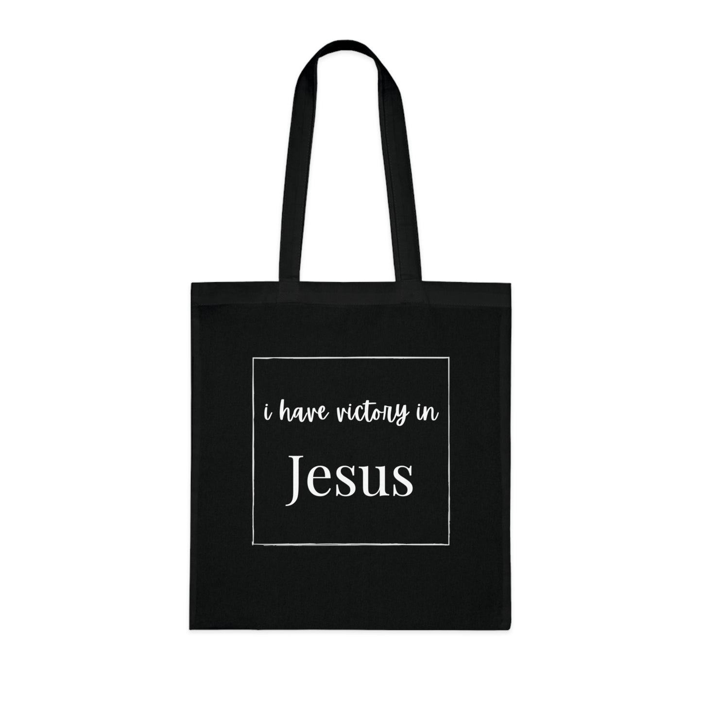 I Have Victory In Jesus - Women's Cotton Totebag