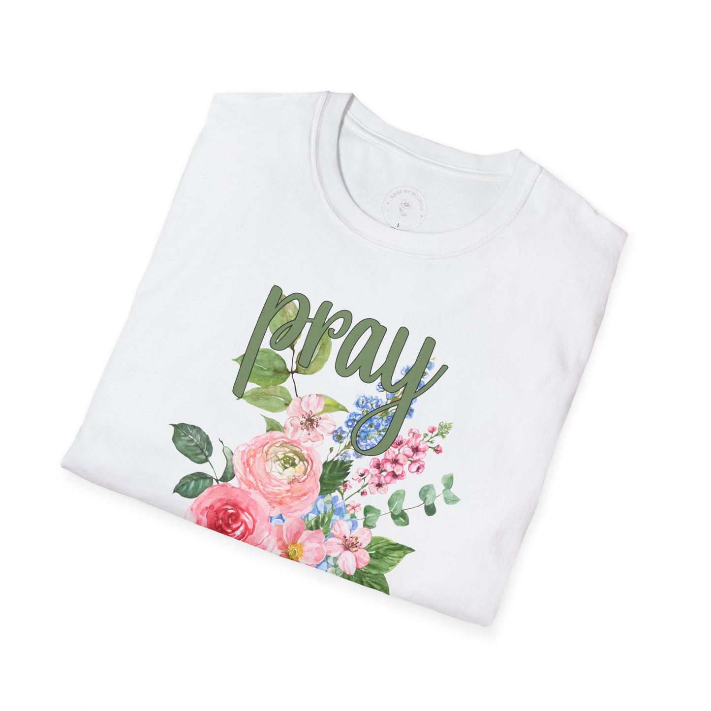 Pray Floral Women's T-shirt