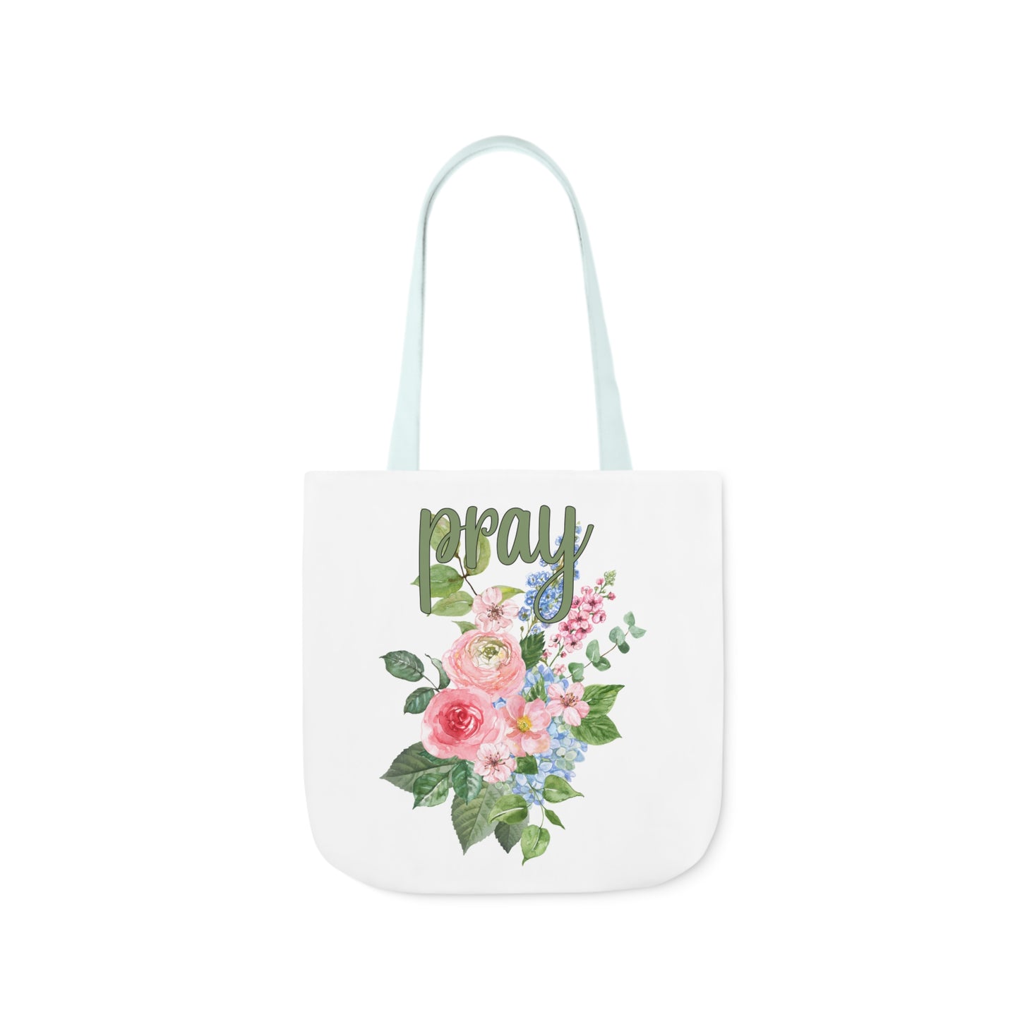 Floral Women's Tote Bag- Pray