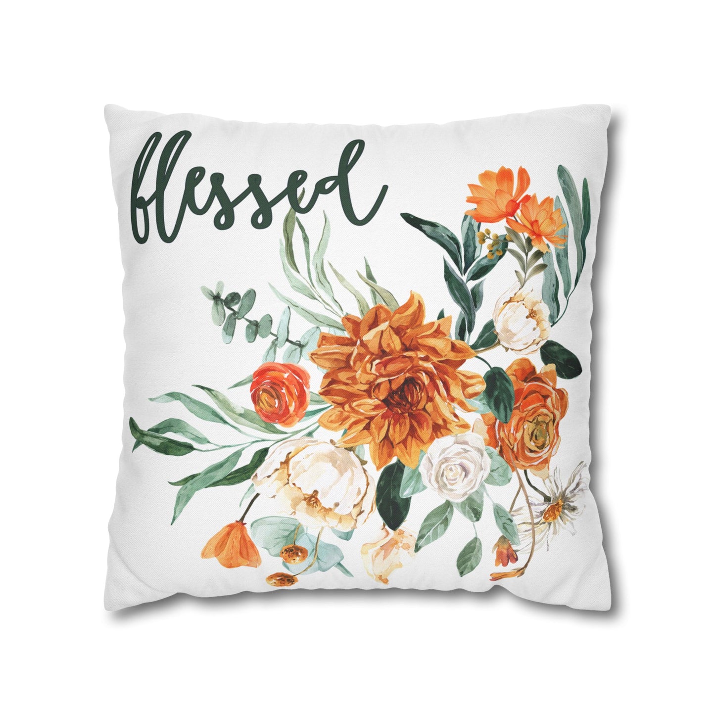 Blessed Autumn Pillowcase- Square