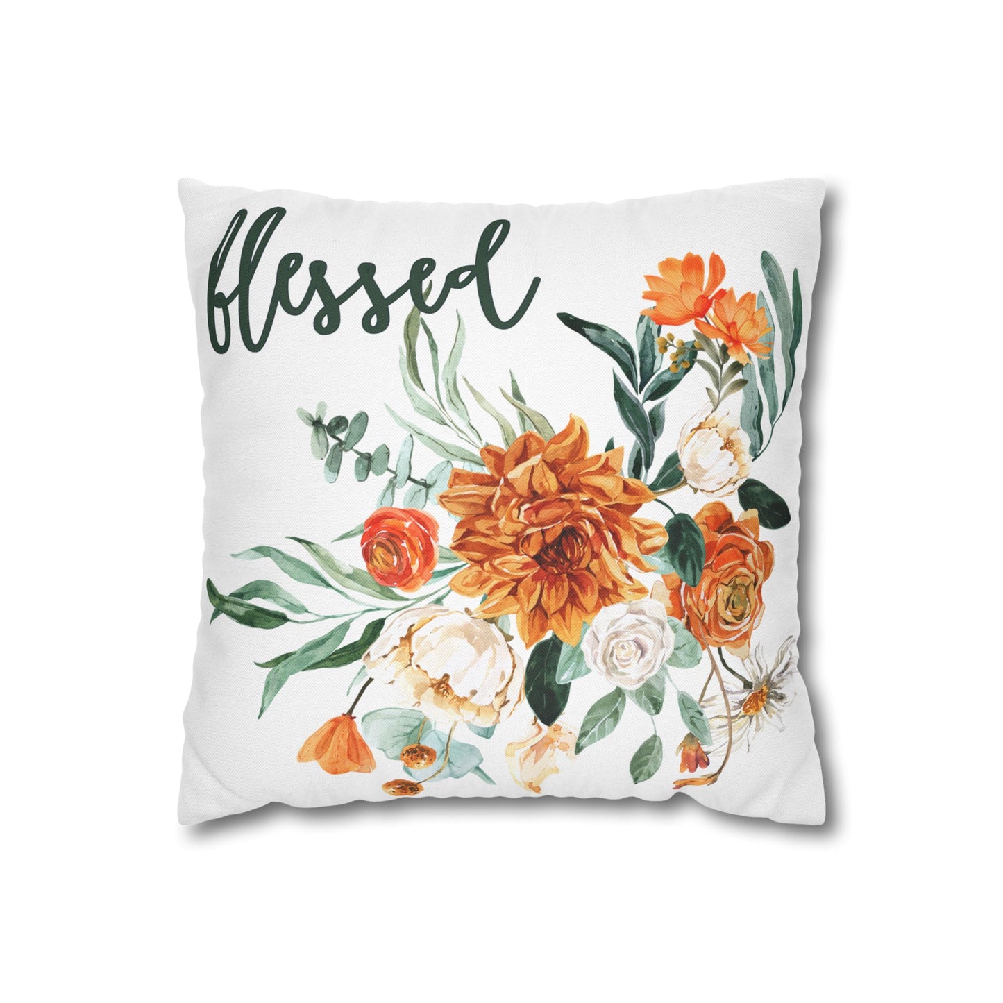 Blessed Autumn Pillowcase- Square