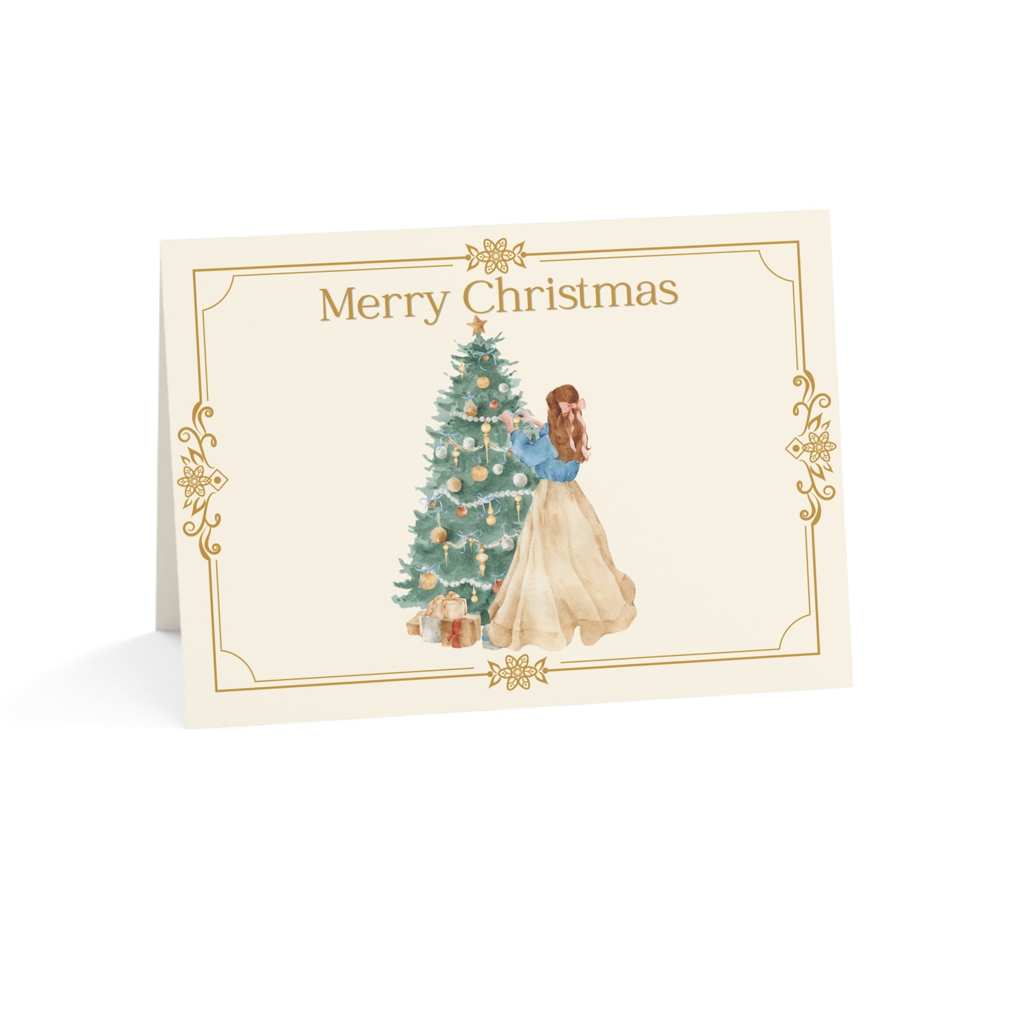 Victorian Themed Christmas Card- Merry Christmas!
