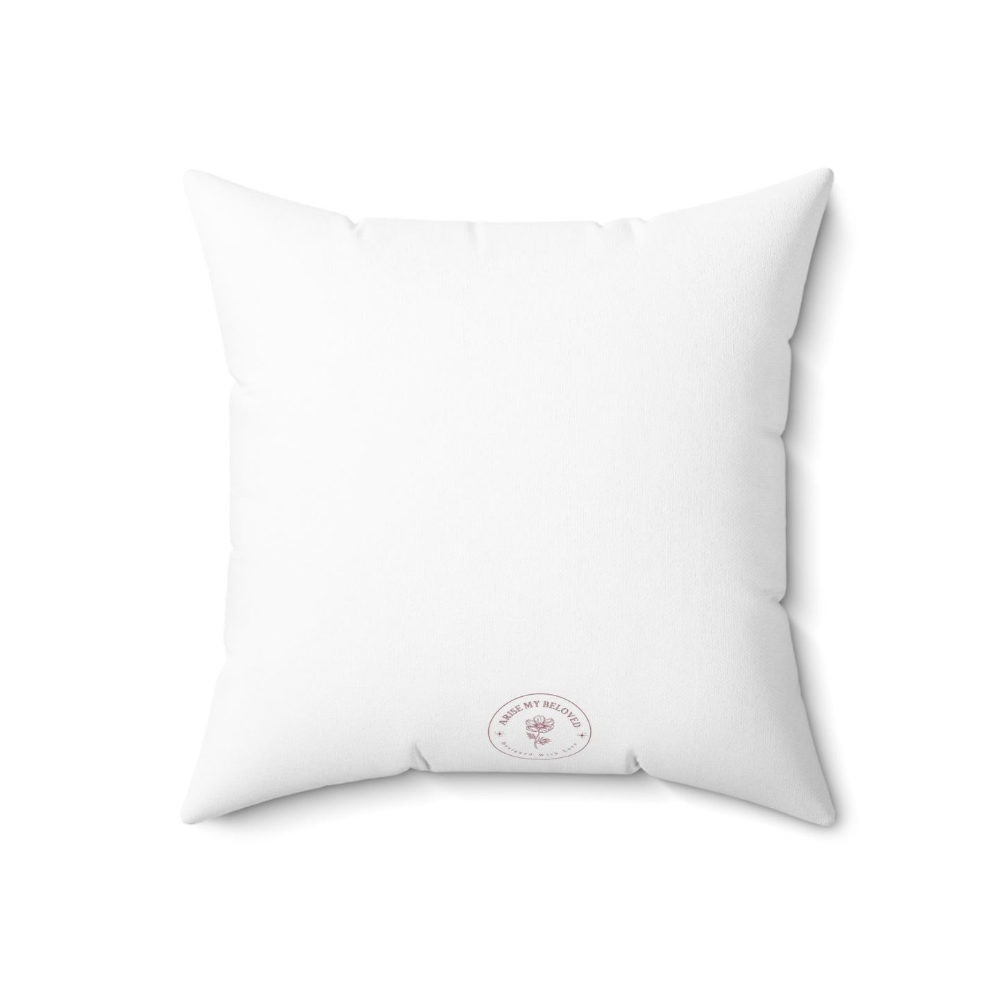 Faith, Hope, Love Floral Pillow