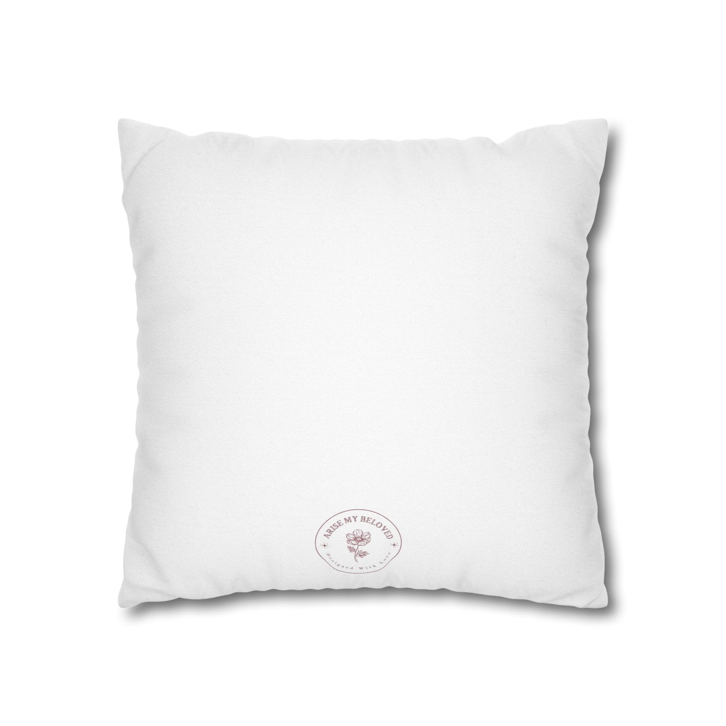 Grateful- Elegant Floral Pillowcase