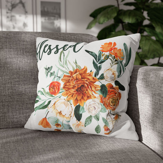 Blessed Autumn Pillowcase- Square