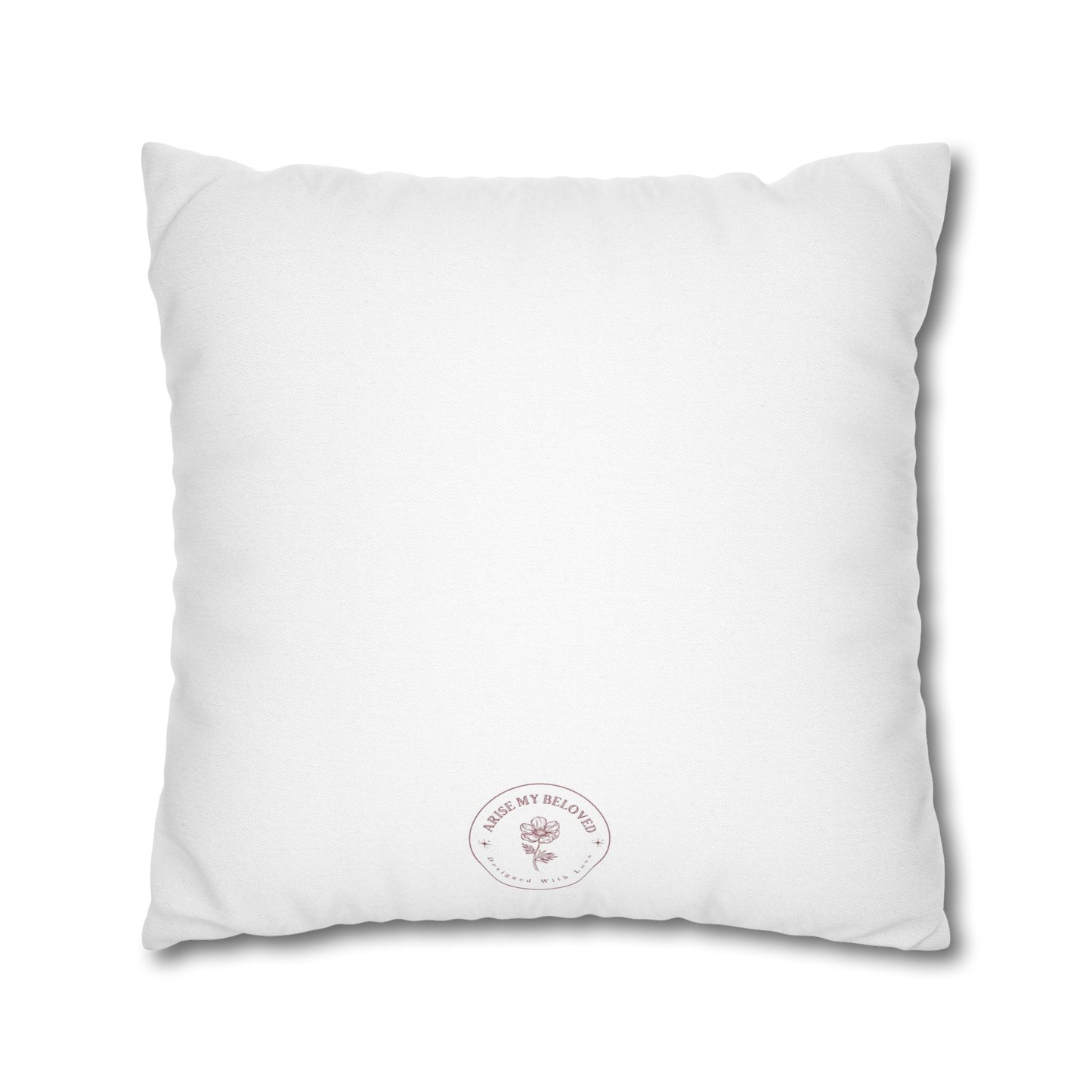 Grateful- Elegant Floral Pillowcase