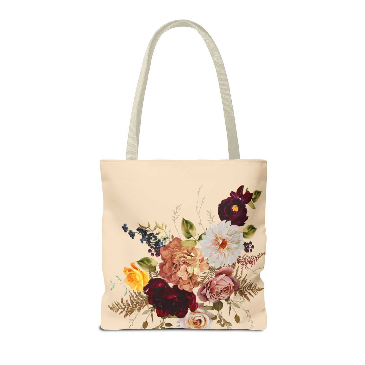 Trust in the Lord -Floral Tote Bag