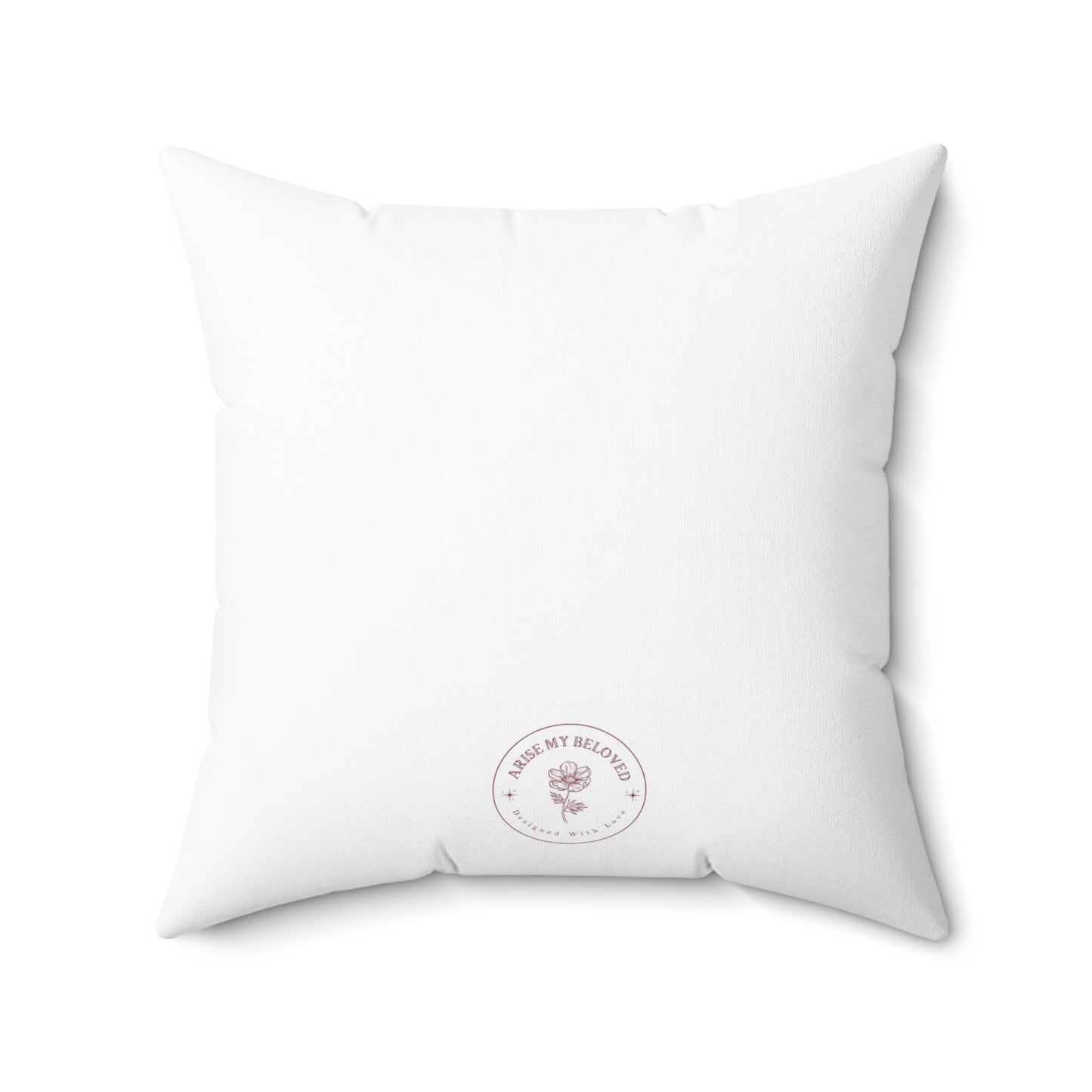 Pray Elegant Floral Pillow