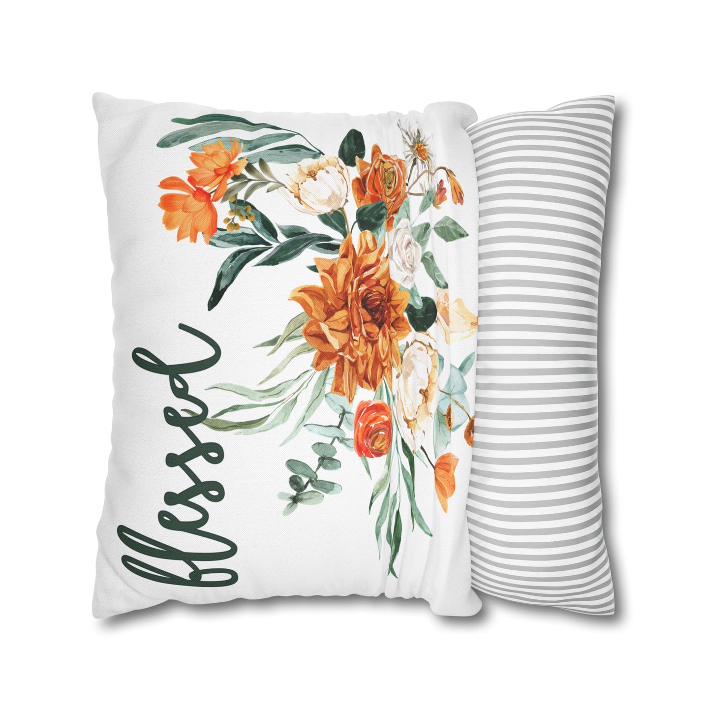 Blessed Autumn Pillowcase- Square