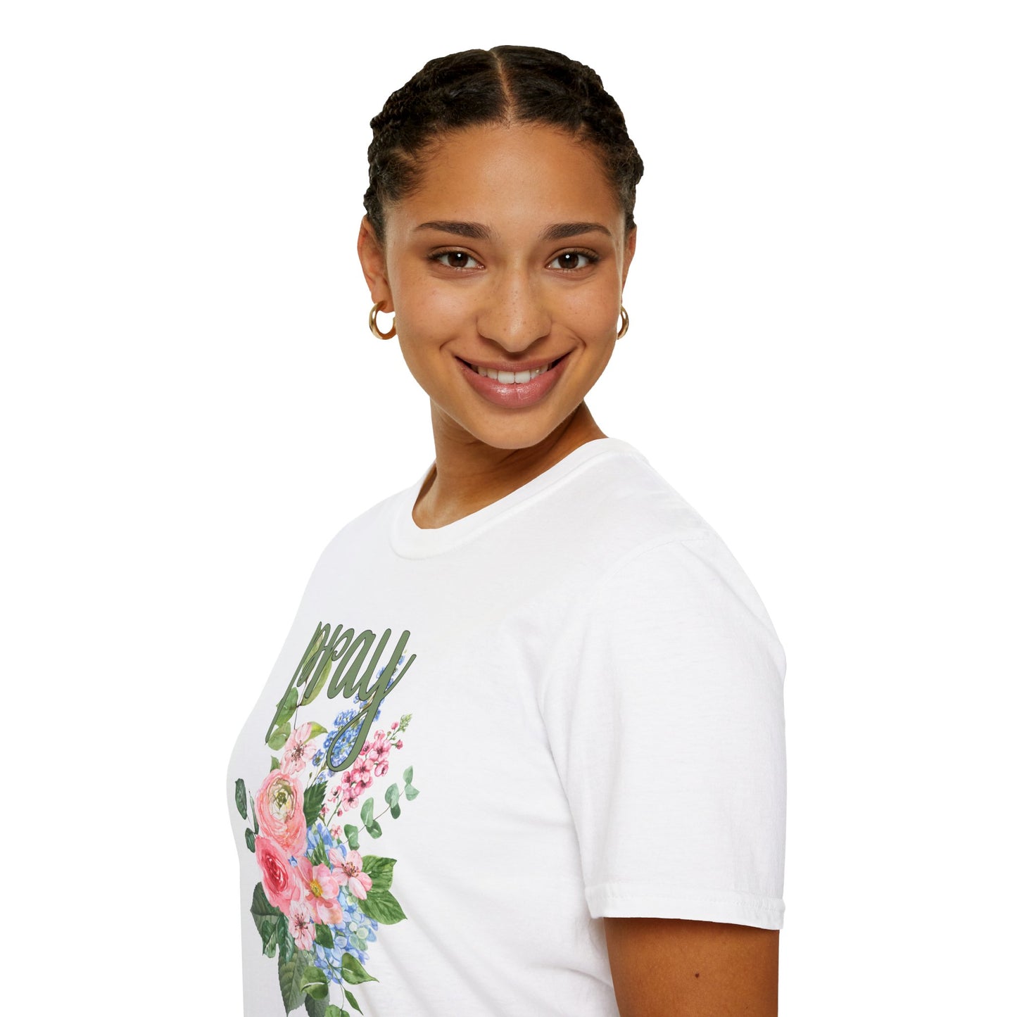 Pray Floral Women's T-shirt