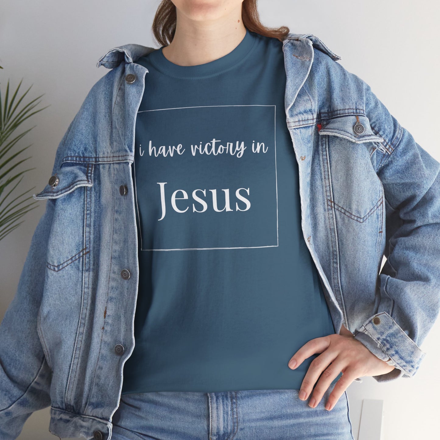 I Have Victory In Jesus- Women's Cotton T-shirt