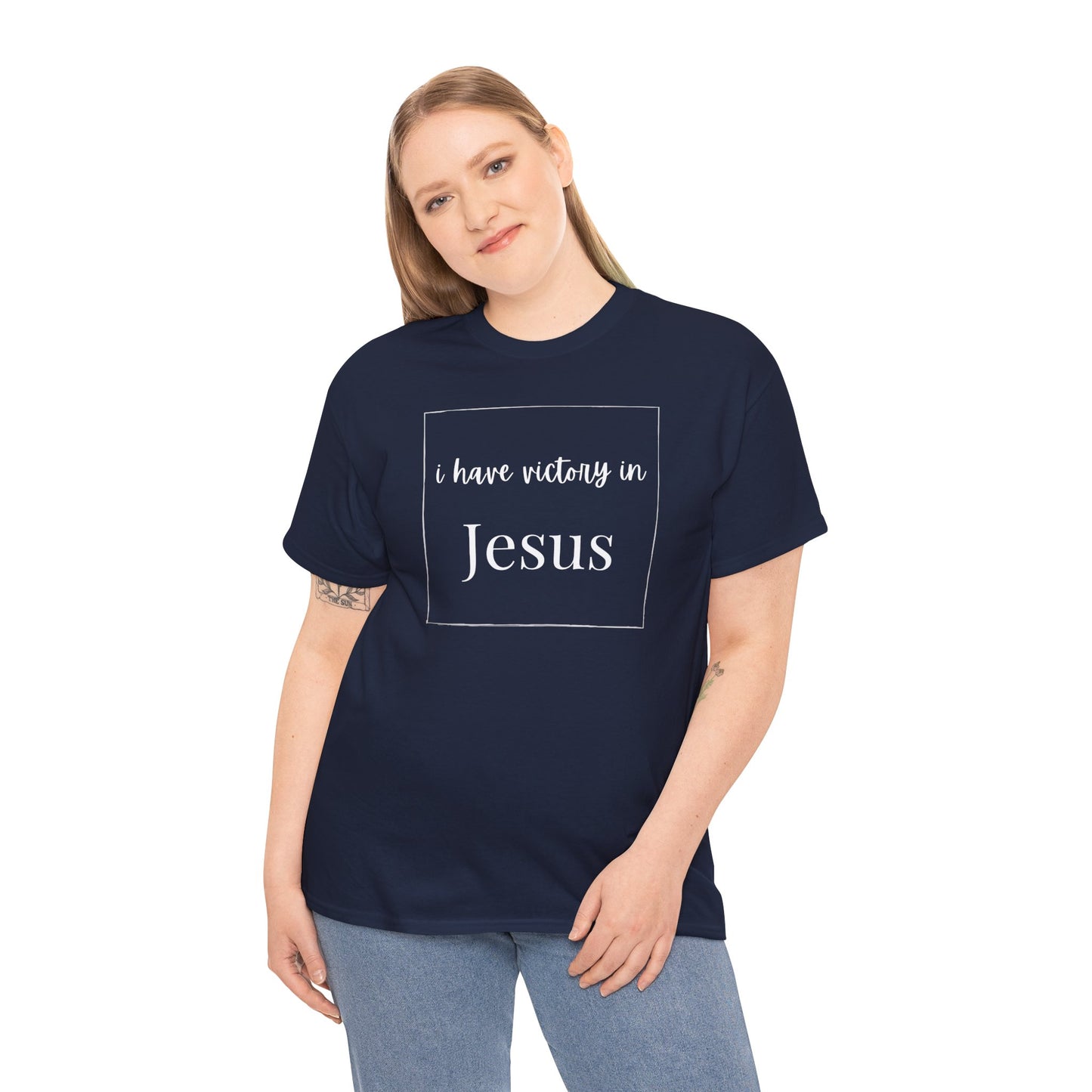 I Have Victory In Jesus- Women's Cotton T-shirt