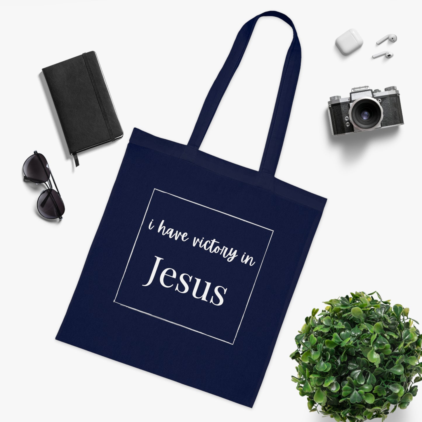 I Have Victory In Jesus - Women's Cotton Totebag